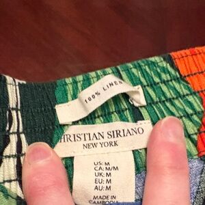 Christian Siriano women’s jungle print pants